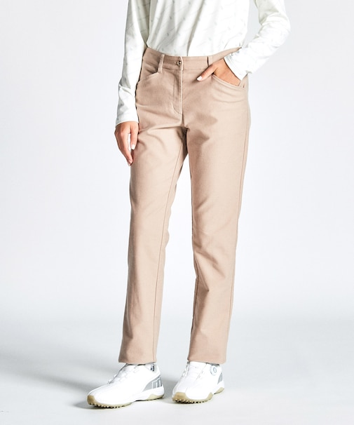 『SEASON COLLECTION』バーズアイストレッチスエードロングパンツ