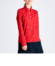 『SEASON COLLECTION』SUNSCREENストレッチ長袖台衿シャツ