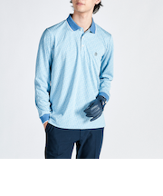 『SEASON COLLECTION』吸汗速乾ストレッチロゴジャカード長袖シャツ