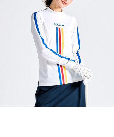 『SEASON COLLECTION』ストレッチモックネック長袖シャツ