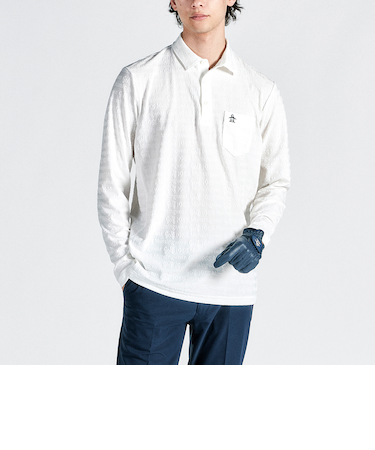 『SEASON COLLECTION』ロゴジャカードテーラーカラー長袖シャツ