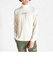 『ENVOY』ストレッチ起毛ベアジャカードタートルネックシャツ