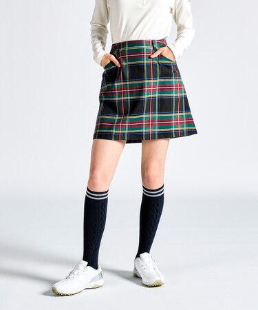 『SEASON COLLECTION』先染めタータンチェックツイルスカート