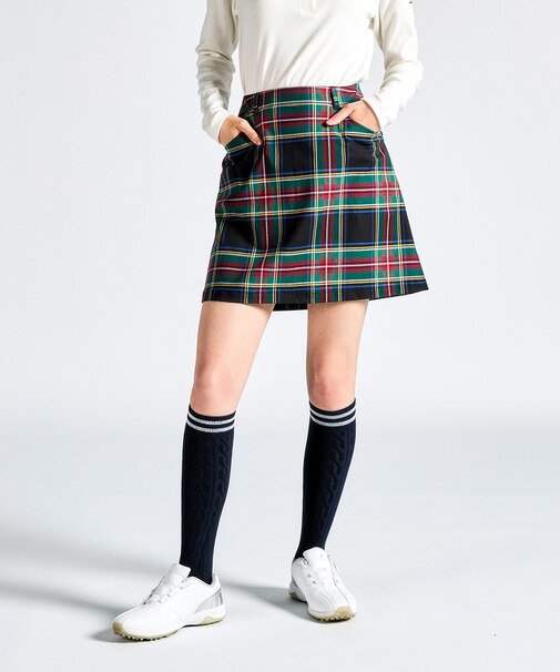 『SEASON COLLECTION』先染めタータンチェックツイルスカート