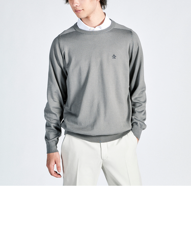 『STANDARD COLLECTION』シーアイランドコットンサドルショルダークルーネックセーター