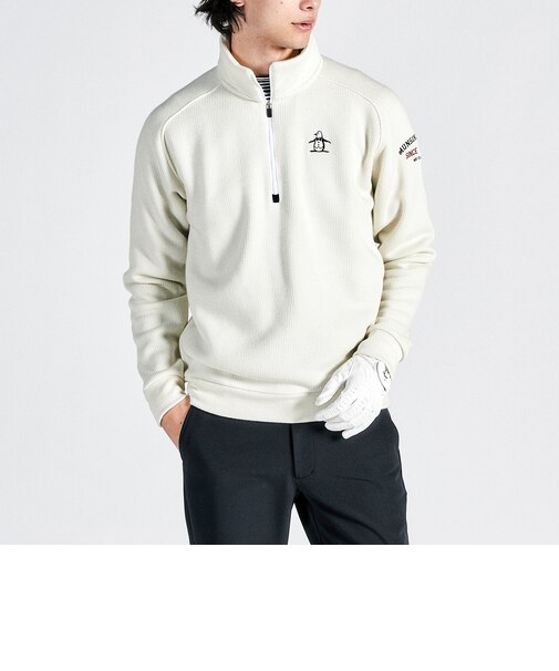 『SEASON COLLECTION』吸湿発熱ハーフジップカットソー
