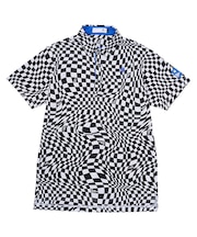 VICHYチェック半袖シャツ