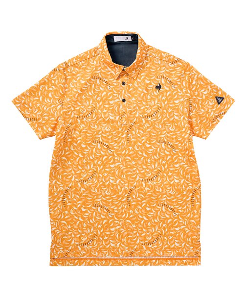 接触冷感小柄半袖シャツ