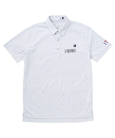 モノグラム柄ジャガード半袖シャツ