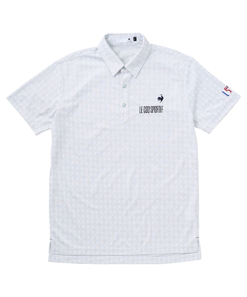 モノグラム柄ジャガード半袖シャツ