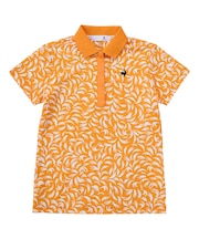 （Aラインシルエット）ルースター柄半袖シャツ