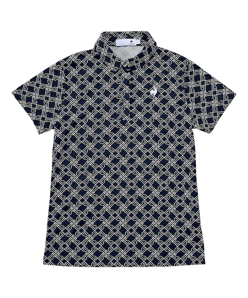 総柄半袖シャツ