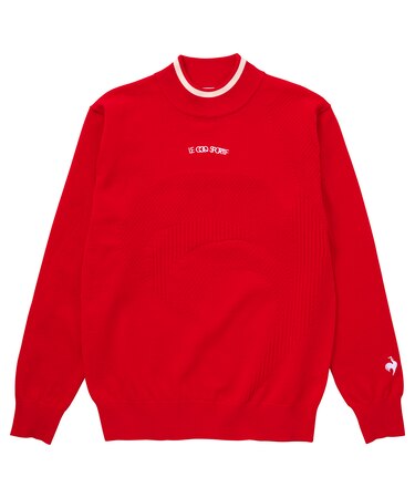 モックネックセーター