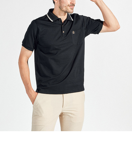 『STANDARD』STYLE2833ハウンドツース半袖ポロシャツ