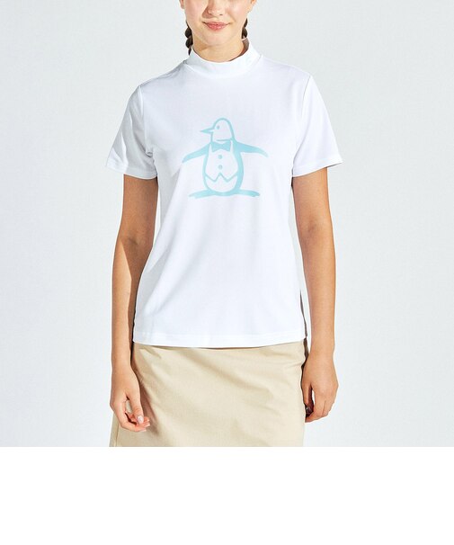 【EC別注】SUNSCREEN ビッグロゴモックネック半袖シャツ