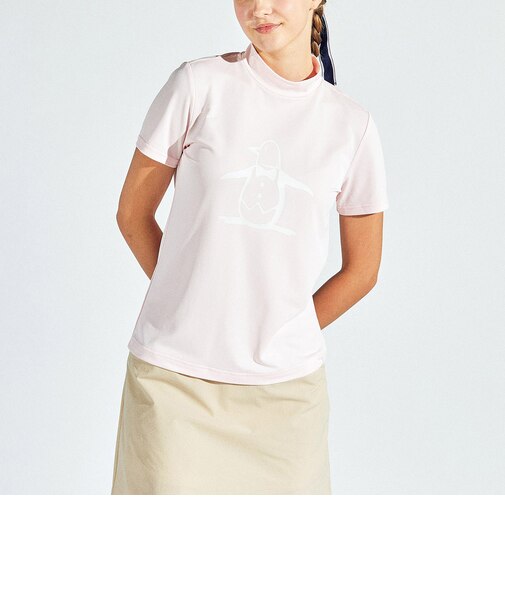 【EC別注】SUNSCREEN ビッグロゴモックネック半袖シャツ