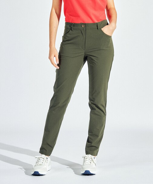 『SEASON COLLECTION』はっ水ストレッチダブルクロスパンツ 9分丈