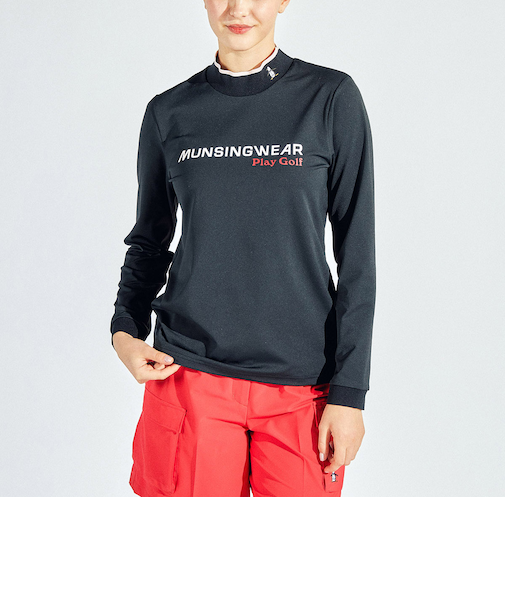 『SEASON COLLECTION』SUNSCREEN ストレッチベア天竺モックネック長袖シャツ