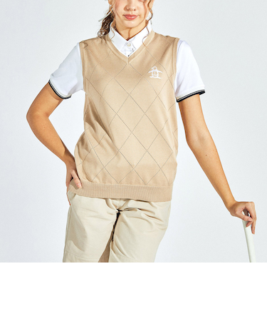 『STANDARD COLLECTION』シーアイランドコットンVネックニットベスト