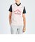 『SEASON COLLECTION』ロゴ柄インターシャ Vネックニットベスト