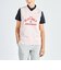 『SEASON COLLECTION』ロゴ柄インターシャ Vネックニットベスト
