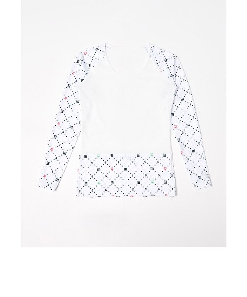 マンシングウェア MUNSINGWEAR 飛びプリントインナーシャツ 【交換・返品不可】