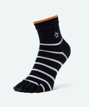 ショート丈5本指ソックス
