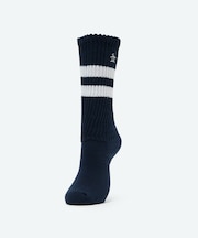 マンシングウェア MUNSINGWEAR ライン入りルーズソックス【交換・返品不可】