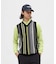 マンシングウェア MUNSINGWEAR マルチストライプニットベスト
