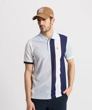 マンシングウェア MUNSINGWEAR マナード×Sunscreen NIR 先染めストライプ半袖シャツ