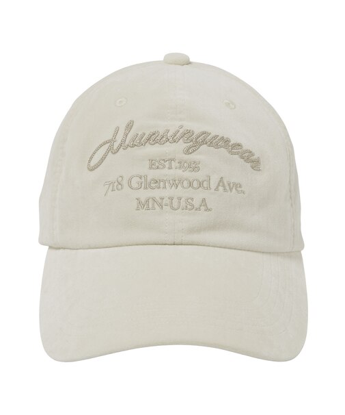 マンシングウェア MUNSINGWEAR つば長めロゴデザインベースボールキャップ