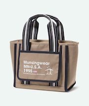マンシングウェア MUNSINGWEAR ナイロンツイルジャカードテープカートバッグ