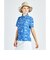 マンシングウェア MUNSINGWEAR Sunscreen NIR フィラシス鹿子リゾートプリント半袖シャツ
