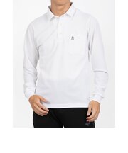 マンシングウェア MUNSINGWEAR 【ORI－ERI】Sunscreen NIR フィラシス鹿の子 長袖ポロシャツ