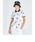 マンシングウェア MUNSINGWEAR Sunscreen NIRジャカード×ペンギン総柄プリント半袖シャツ