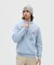 マンシングウェア MUNSINGWEAR 吸湿発熱飛び刺繍ハーフジップカットソー
