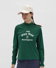 マンシングウェア MUNSINGWEAR ロゴモックネック長袖シャツ