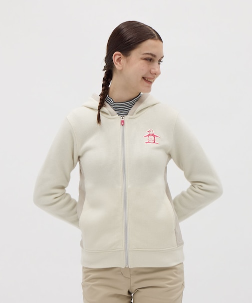 マンシングウェア MUNSINGWEAR 【EASY MIDDLER】蓄熱保温前開きフーディー