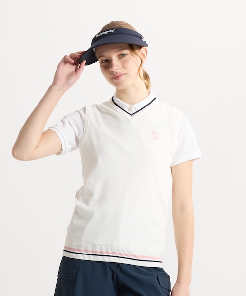 マンシングウェア MUNSINGWEAR Vネックニットベスト