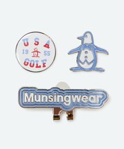マンシングウェア MUNSINGWEAR リトルピート＆シーズングラフィックマーカー2個セット