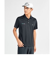マンシングウェア MUNSINGWEAR ロゴジャカード ストレッチ半袖ポロシャツ