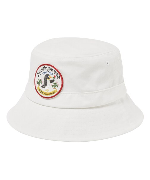 マンシングウェア MUNSINGWEAR 【70周年記念】SODE KAHO 70周年限定ワンポイントバケットハット