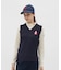マンシングウェア MUNSINGWEAR バイアス地柄Vネックニットベスト
