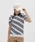 マンシングウェア MUNSINGWEAR 吸汗速乾 バイアスストライプ裾リブ半袖ポロシャツ