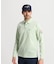 マンシングウェア MUNSINGWEAR ハウンドトゥース柄台衿付き長袖ポロシャツ