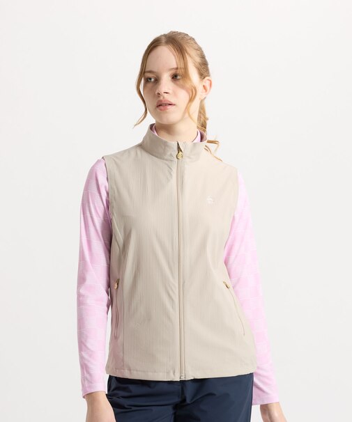 マンシングウェア MUNSINGWEAR はっ水エンボスアウターベスト