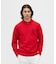 マンシングウェア MUNSINGWEAR 吸湿発熱ビッグロゴクルーネックセーター