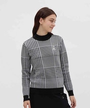 マンシングウェア MUNSINGWEAR 【70周年記念】タータンチェックセーター