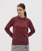 マンシングウェア MUNSINGWEAR 衿デタッチャブル シーアイランドコットンセーター