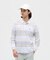 マンシングウェア MUNSINGWEAR 吸汗速乾先染めボーダー長袖ポロシャツ
